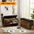 8 Pair Shoe Storage Bench With Lift Top, 2 Flip Drawers & Padded Seat Cushion - Entryway, Hallway, Living Room Shoe Organizer Cabinet Serkis-984672387