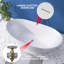 69" Acrylic Free Standing Tub - Classic Oval Shape Soaking Tub, Adjustable Freestanding Bathtub With Integrated Slotted Overflow
