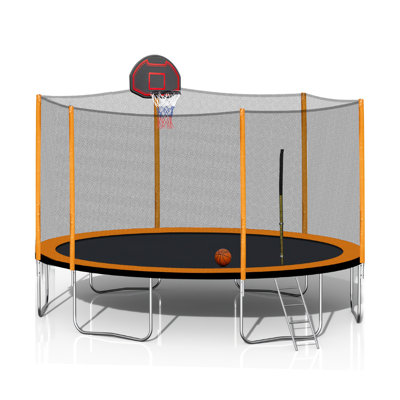 14' Round Backyard Trampoline with Safety Enclosure -  SKYBOUND, W550S00014