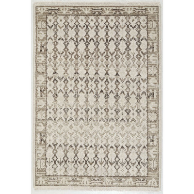 Tapis d'intérieur en laine noué à la main Ellis