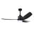 Genson Smart Black 3-Blade Led Lighted Ceiling Fan With Remote-1197799611
