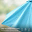 Parasol de marché 9 pi avec base et bouton poussoir inclinable 9 pi-108840595