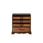 Organiseur de bureau vintage en bois massif à 4 tiroirs, 35,5 cm de large