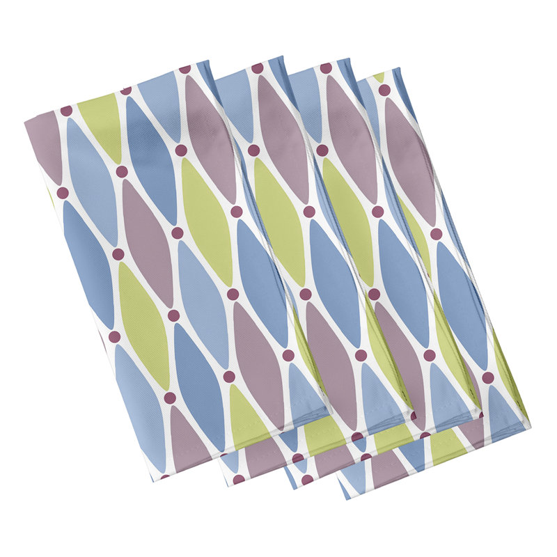 Ensemble de serviettes 4 pièces Odelina, Bleu