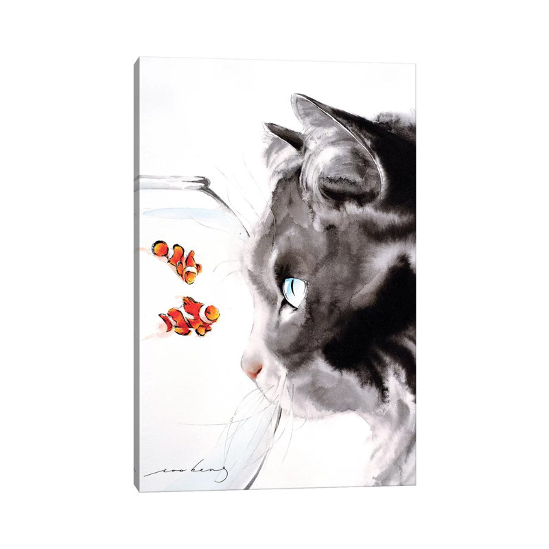 Yin And Yang I by Soo Beng Lim - Wrapped Canvas Print, 30.48 cm H x 45.72 cm W