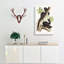 Black Squirrels by J.W. Audubon - Wrapped Canvas-55371429