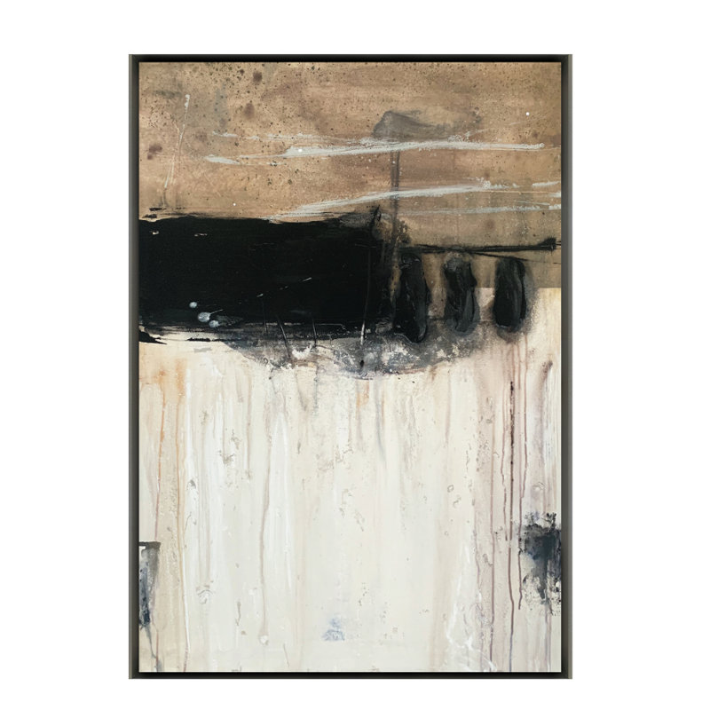 Formelle Single Picture Frame Painting on Wood, 150 cm H x 90 cm W, Silver