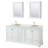 Deborah 80'' Double Bathroom Vanity with Marble Top-40065799-61125879