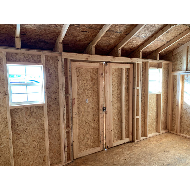 Classic Saltbox Storage Shed, 10' x 12', Yes