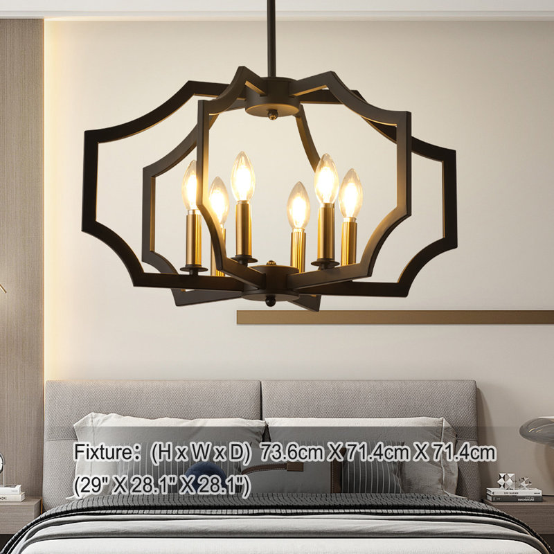 Hisa Lantern Geometric Chandelier