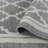 4' X 6' Grey Moroccan Area Rug