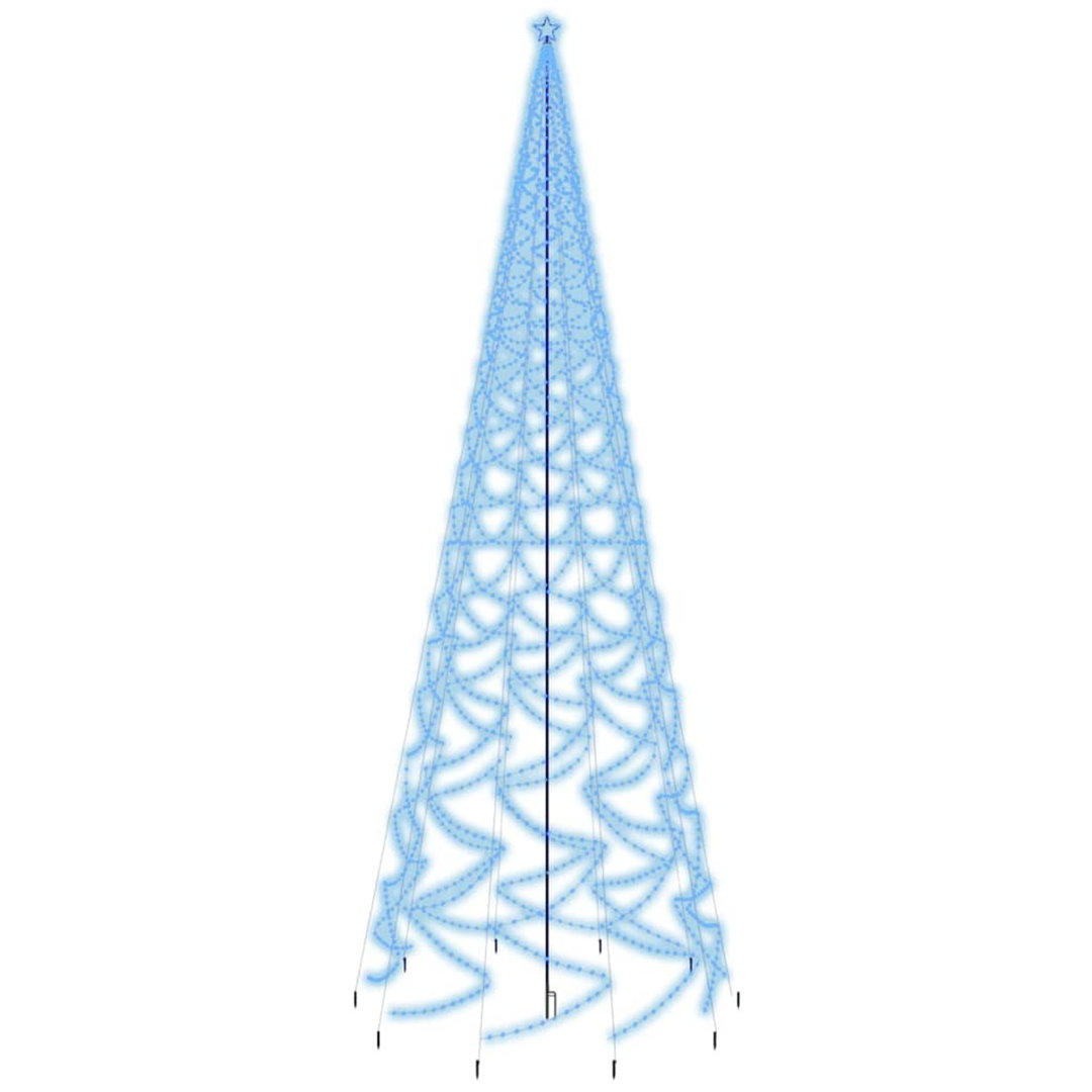 LED-Weihnachtsbaum mit Erdnägeln Blau 3000 LEDs 800 cm