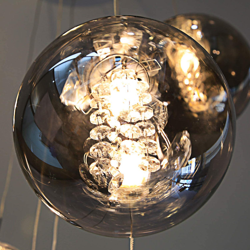Ariya 4 - Light Unique/Statement Pendant, Grey