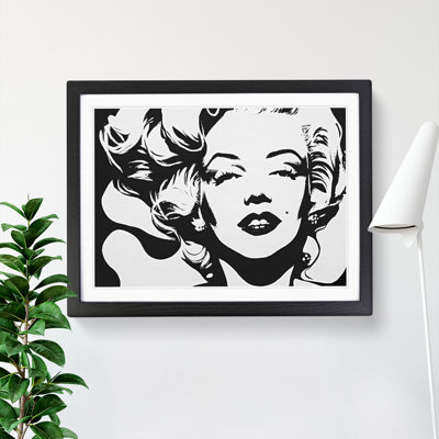 Marilyn Monroe In Monochrome Vol.1 - Single Picture Frame Print