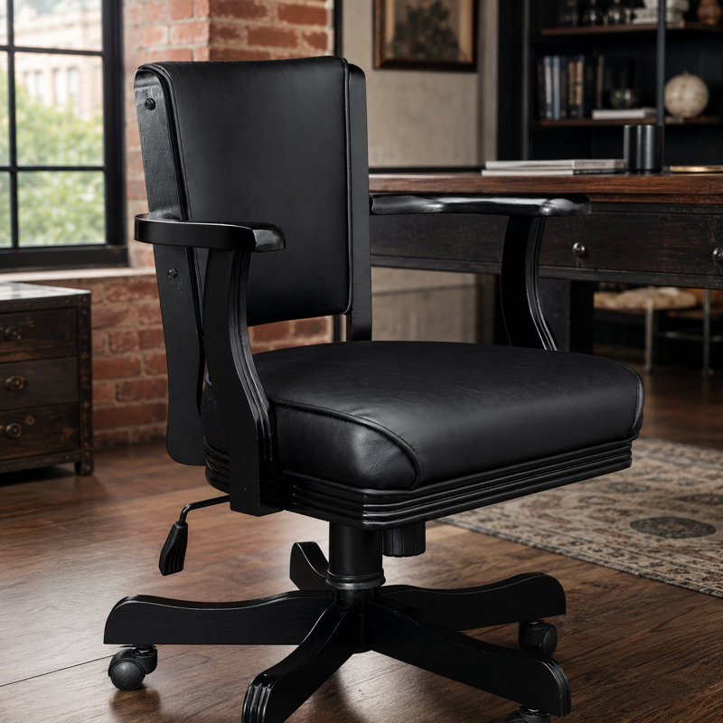 Chaise de jeu à haut dossier Maynes par RAM Game Room, Noir