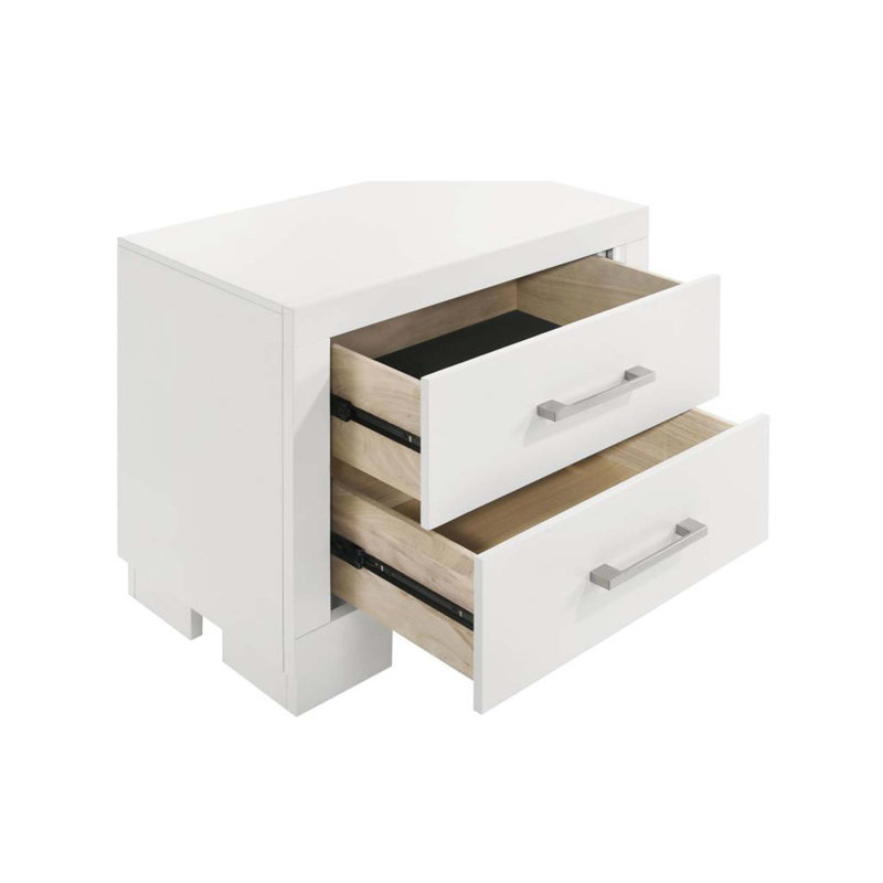 Table de chevet 2 tiroirs