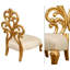 Fauteuil doré