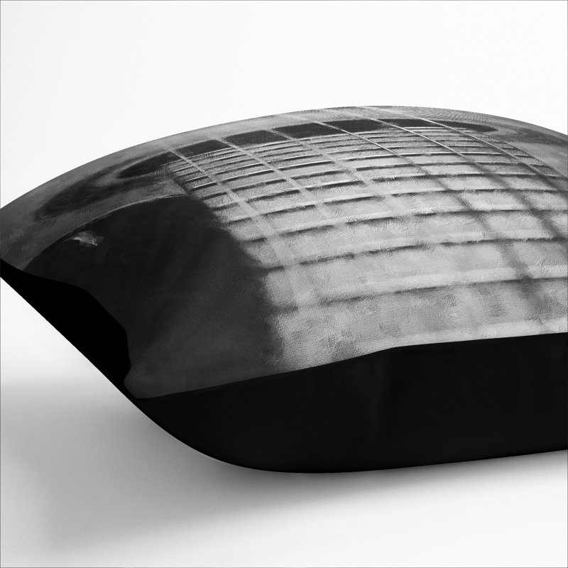 Acoustic Guitar Vol.1 Square Throw Cushion, Black, 40cm H x 40cm W x 15cm D