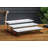 3 Tier Collapsible Thicker Sturdier Plate Rack Stand with Plates - Three Tiered Cake Serving Tray