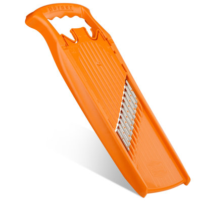 Borner Wave-waffle Power Grater, Orange