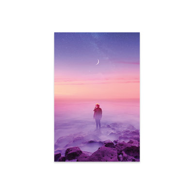 Purple Sunsets by Ruvim Noga - Unframed Graphic Art -  Latitude RunÂ®, B537543B6D2F4FAFB71A7F7A5798C2FB