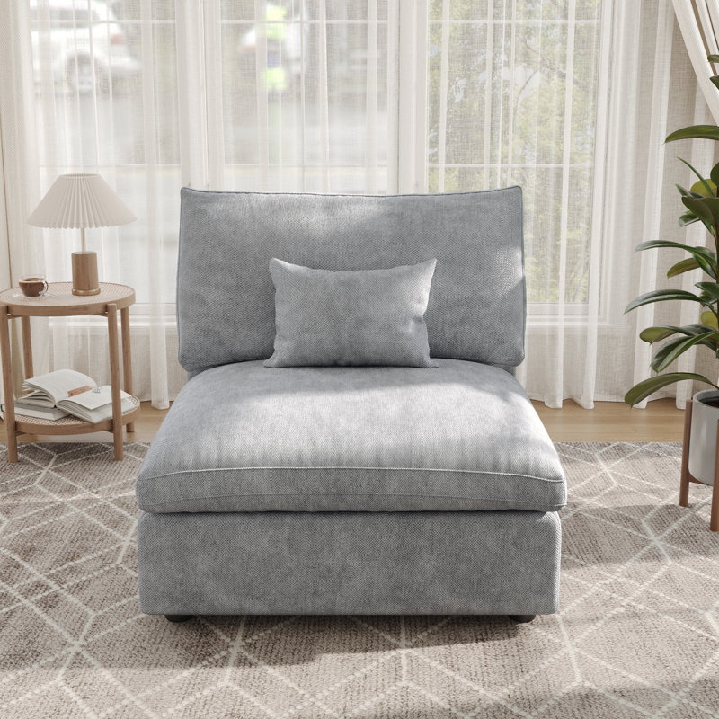 Fauteuil de chambre Kyna, Gris