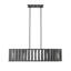 Lustre rectangulaire pour îlot de cuisine à 5 lumières de 38,625 po Stella-20119004
