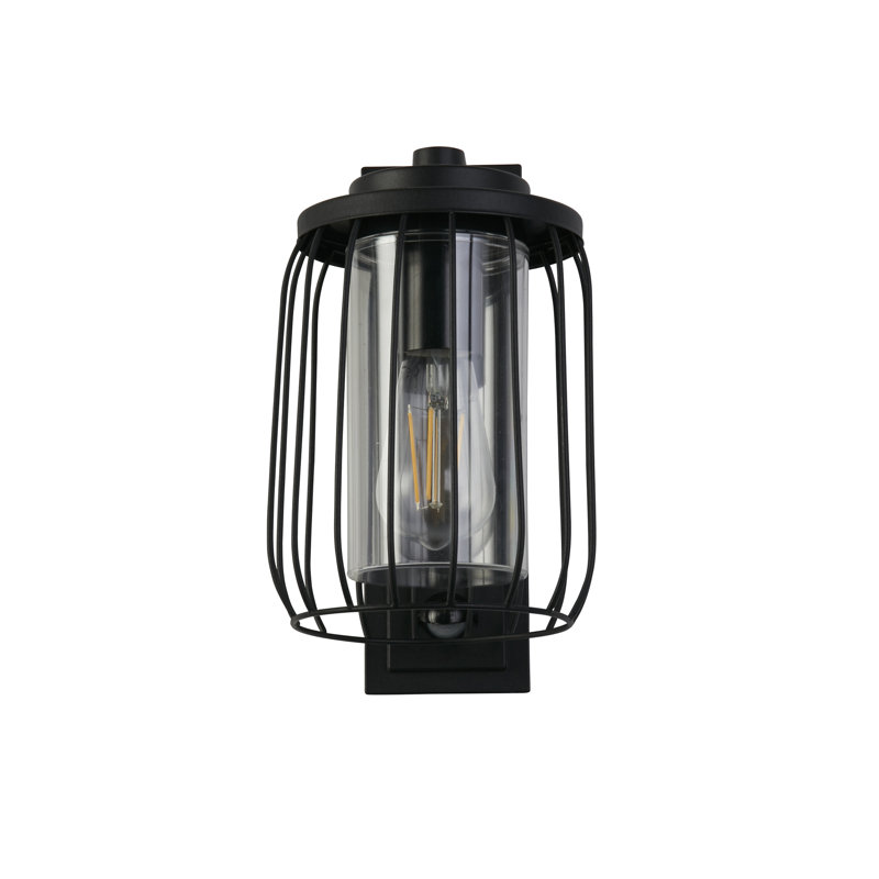 Akhira Black 27.2cm H Outdoor Sconce