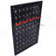 Organisateur mural pour panneau perforé, organisateur pour outils de garage en métal 4 pi avec 3 panneaux perforés, porte-foret, porte-clés, accessoires de crochets, panneau perforé mural pour rangement pour atelier, noir