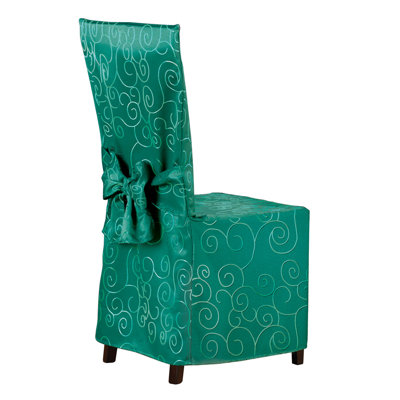Polyester Box Cushion Dining Chair Slipcover