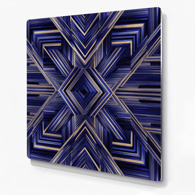 Art mural bleu op Op 82