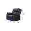 Modern Contemporary LED Power Recliner Chair Made With Wood And Metal Frame-501320603