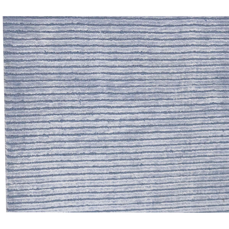 Hand Woven Wool Striped Area Rug, Rectangle 3' x 5'