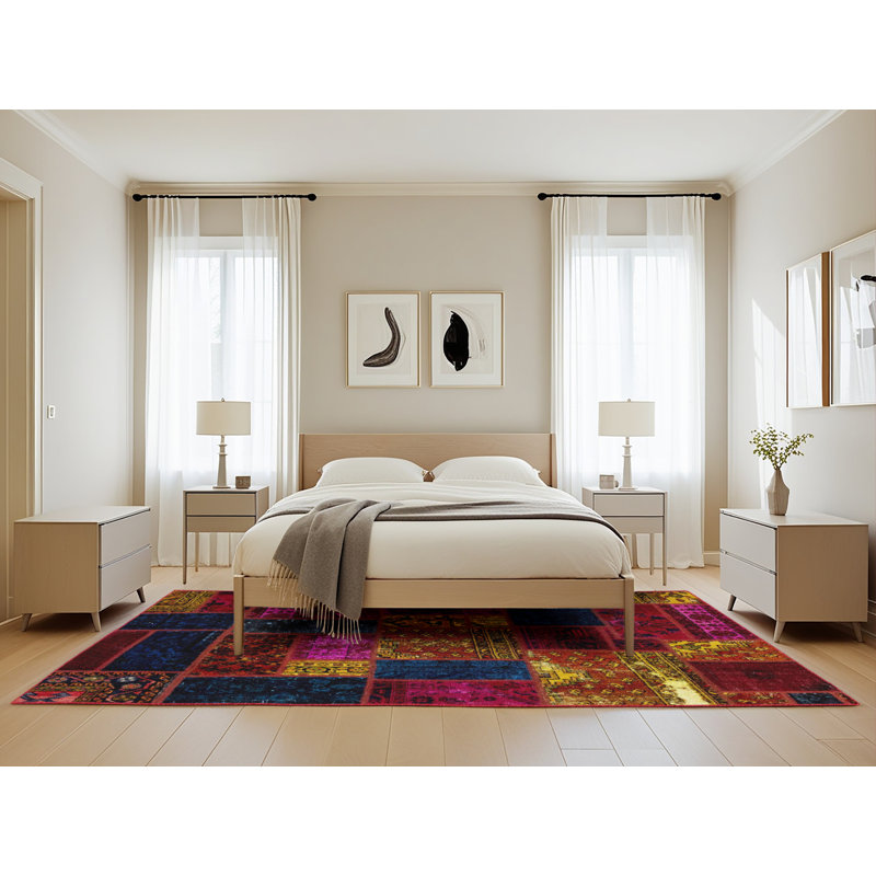 Abstract Indoor Rug, Rectangle 5' x 8'