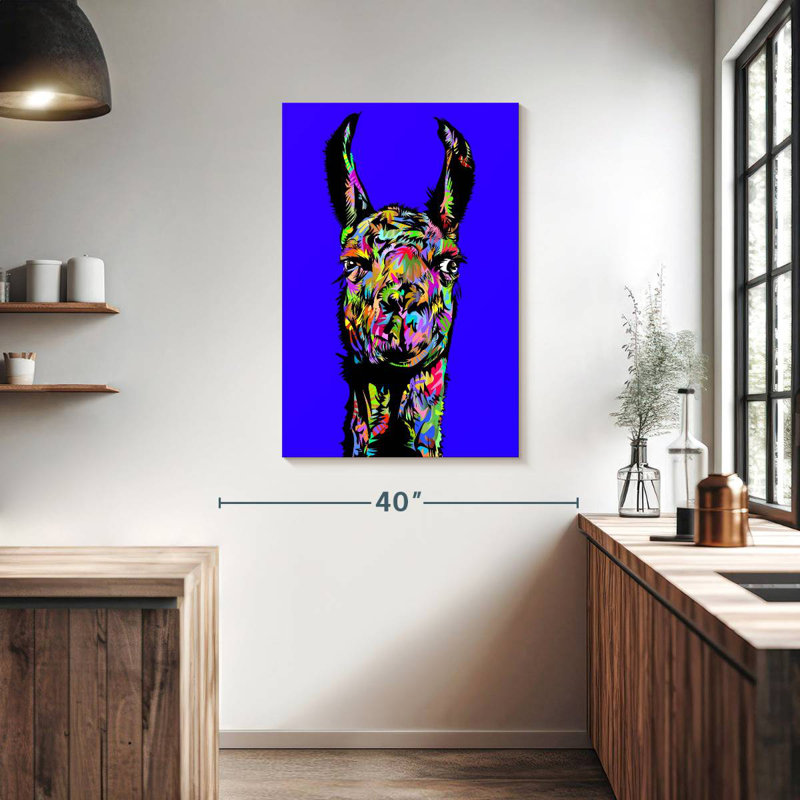 Brampt Llama 2021, 39" H x 26" W