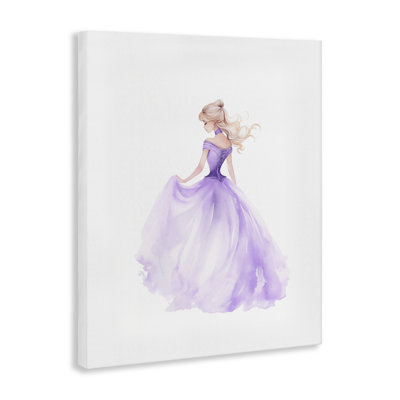 Magnifique toile de robe de princesse, design par Christine Simpson Art