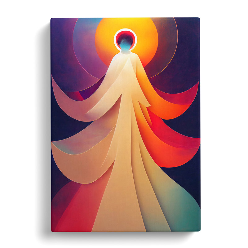 Angel Abstract - Wrapped Canvas Print, 50cm H x 35cm W x 3cm D