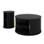 Ensemble de 2 tables d'appoint rondes cannelées et rondes-343192879-343192865