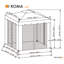 Pavillon de jardin en métal X 8 pi Pavillon de jardin