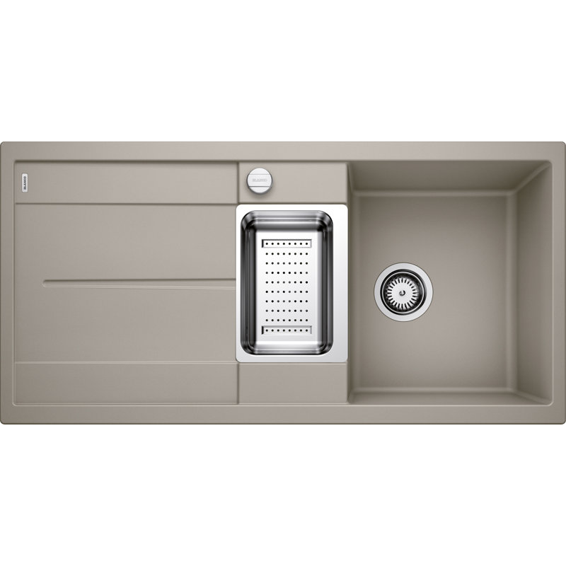 Metra 1.5 Bowl Inset Kitchen Sink, Tartufo