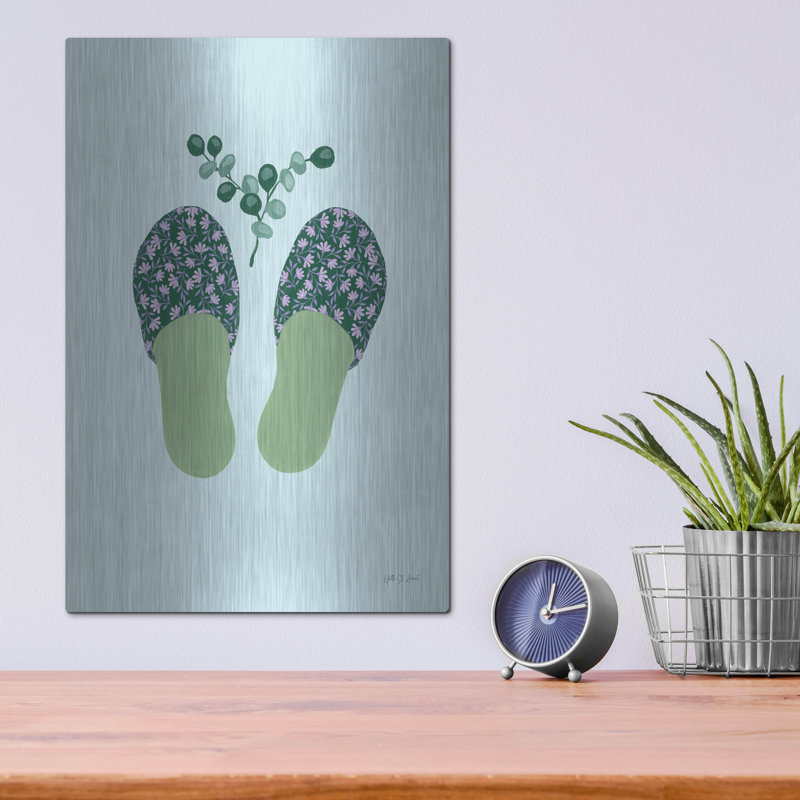«My Spa Day», art mural en métal 6 po par Yvette St. Amant, H 16 po x l 12 po