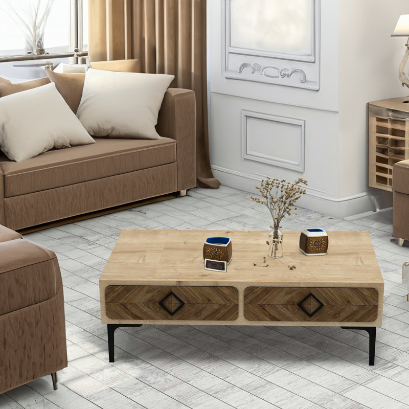 Table basse avec rangement Lelia