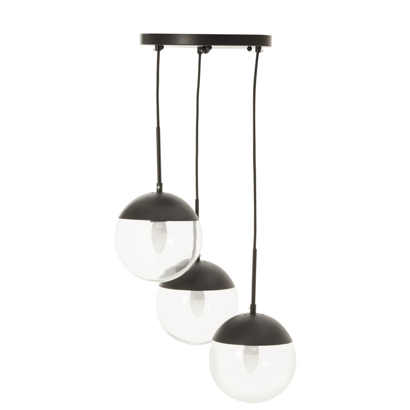 Royce 3 - Light Black Cluster Pendant