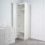 AUSTEN WHITE 1 DOOR SINGLE WARDROBE