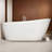 55'' x 27.55'' Freestanding Soaking Acrylic Bathtub