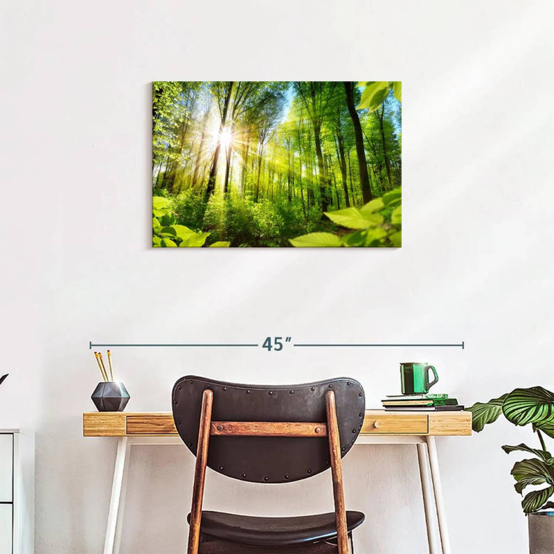 " Forest Sunshine ", 20" H x 30" W