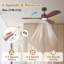 Ventilateur de plafond en bois à 3 pales de 52 po avec lumière, télécommande, WiFi / Alexa, moteur à courant continu silencieux, à intensité variable, intérieur / extérieur-999337237