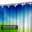 Rideau de douche avec 12 crochets Green Field-195443909