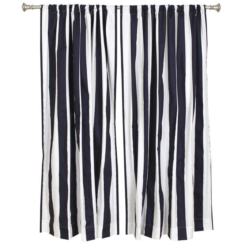 Cotton Room Darkening Curtain Pair, 50" W x 108" L