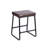 Ebern Designs Selma Bar Stools Set of 2, PU Leather, Iron Legs-1676733198-1697485667